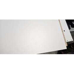 Dyan klub sto, bela/Sonoma hrast, 67x35x67 cm | Outlet BGD