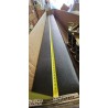 Deco ram kreveta sa letvicama, veštačka koža, crna, 180x200cm | Outlet BGD