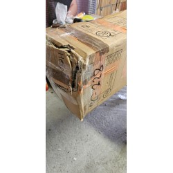 Deco ram kreveta sa letvicama, veštačka koža, crna, 180x200cm | Outlet BGD
