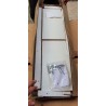 VCM Sirola zidna polica, bela, 28x80x20 cm | Outlet BGD