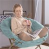 Milliard Cozy stolica, veštačko krzno, plava, 96.5x63.5x86.3 | Outlet BGD