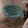 Milliard Cozy stolica, veštačko krzno, plava, 96.5x63.5x86.3 | Outlet BGD