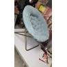 Milliard Cozy stolica, veštačko krzno, plava, 96.5x63.5x86.3 | Outlet BGD
