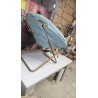 Milliard Cozy stolica, veštačko krzno, plava, 96.5x63.5x86.3 | Outlet BGD