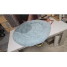 Milliard Cozy stolica, veštačko krzno, plava, 96.5x63.5x86.3 | Outlet BGD
