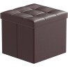 B&D sklopivi tabure sa prostorom za odlaganje, 38x38cm, braon | Outlet BGD