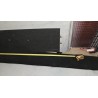 Sivi Hampton tapacirani ram kreveta za dušek 150x190 cm sa česterfild uzglavljem i vidljivim outlet oštećenjem konstrukcije