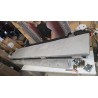 Sivi Hampton tapacirani ram kreveta za dušek 150x190 cm sa česterfild uzglavljem i vidljivim outlet oštećenjem konstrukcije
