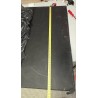 Sivi Hampton tapacirani ram kreveta za dušek 150x190 cm sa česterfild uzglavljem i vidljivim outlet oštećenjem konstrukcije