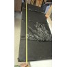 Sivi Hampton tapacirani ram kreveta za dušek 150x190 cm sa česterfild uzglavljem i vidljivim outlet oštećenjem konstrukcije