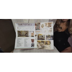 Biscottini bela Thonet stolica od masiva jasena sa pletenim ratan sedištem u vintage bistro stilu uživo