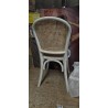 Biscottini bela Thonet stolica od masiva jasena sa pletenim ratan sedištem u vintage bistro stilu uživo