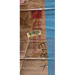 Mosegor ugaona polica, bela, MDF, 150x30x30 cm | Outlet BGD
