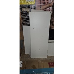 Mosegor ugaona polica, bela, MDF, 150x30x30 cm | Outlet BGD