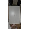Mosegor ugaona polica, bela, MDF, 150x30x30 cm | Outlet BGD