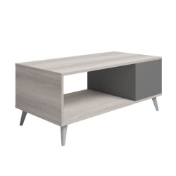Exojo Odda klub sto, shamal/grafit, iverica, 100x50x42cm | Outlet BGD