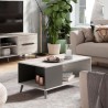 Exojo Odda klub sto, shamal/grafit, iverica, 100x50x42cm | Outlet BGD