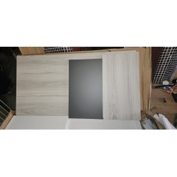 Exojo Odda klub sto, shamal/grafit, iverica, 100x50x42cm | Outlet BGD