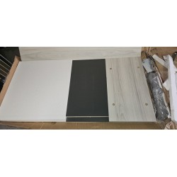 Exojo Odda klub sto, shamal/grafit, iverica, 100x50x42cm | Outlet BGD