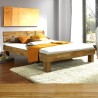 Ars Natura AresWOOD II veliki bračni krevet od punog drveta divljeg hrasta dimenzije 180x200 cm