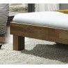 Ars Natura AresWOOD II veliki bračni krevet od punog drveta divljeg hrasta dimenzije 180x200 cm