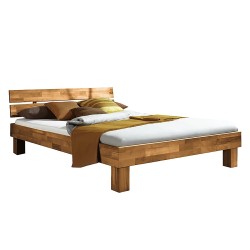 Ars Natura AresWOOD II veliki bračni krevet od punog drveta divljeg hrasta dimenzije 180x200 cm