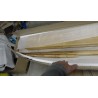Ars Natura AresWOOD II krevet od divljeg hrasta masiv za dušek 180x200 cm sa nauljenom površinom i drvenim uzglavljem