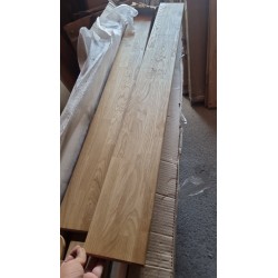 Ars Natura AresWOOD II krevet od divljeg hrasta masiv za dušek 140x200 cm sa prirodnom nauljenom površinom