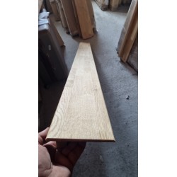 Ars Natura AresWOOD II krevet od divljeg hrasta masiv za dušek 140x200 cm sa prirodnom nauljenom površinom