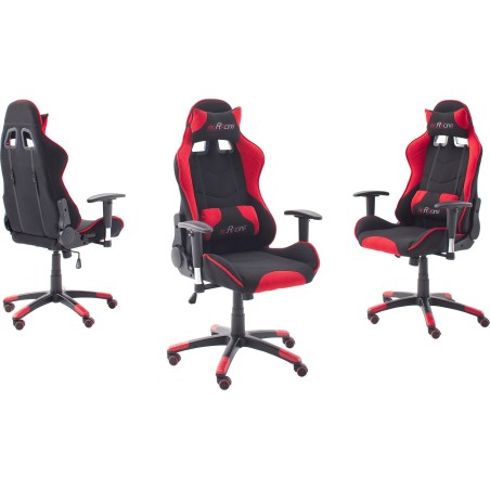 MCA furniture gejmerska stolica MC Racing 1, crveno/crna | Outlet BGD