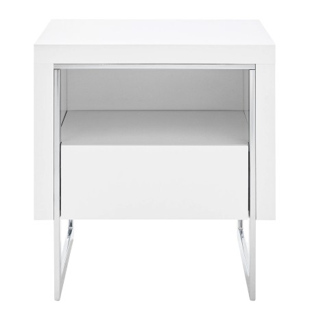 Bell Hill noćni stočić, alpsko bela, 50x55x40 cm | Outlet BGD