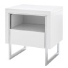 Bell Hill noćni stočić, alpsko bela, 50x55x40 cm | Outlet BGD