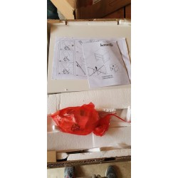 Bell Hill noćni stočić, alpsko bela, 50x55x40 cm | Outlet BGD
