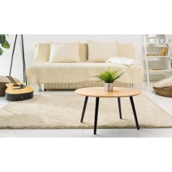 Homekraft Missa klub sto, 60x43cm, MDF/masiv drveta bora | Outlet BGD
