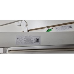 Loftscape Tromoy komoda, LED, bela/bela visoki sjaj, 120x87x43 cm | Outlet BGD