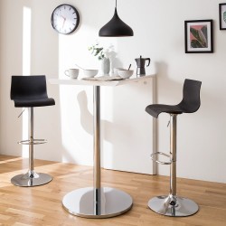 Falkland barska stolica podesive visine, crna, 39x83 - 104x42 cm | Outlet BGD