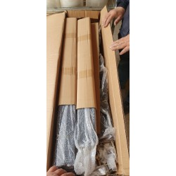 Ars Natura Nello I antičko braon barska stolica sa mikrofiber presvlakom i ramom od masivnog drveta kaučuka