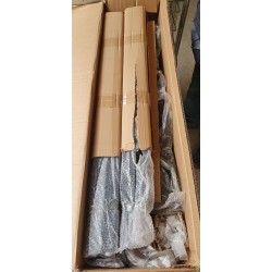 Ars Natura Nello I antičko braon barska stolica sa mikrofiber presvlakom i ramom od masivnog drveta kaučuka