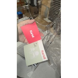 Kartell Lou Lou Ghost Cristallo prozirna dečija stolica od polikarbonata, dizajn Philippe Starck