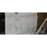 Beli aluminijumski okvir para kliznih vrata IKEA PAX sa pripadajućom šinom dimenzija 200x236 cm