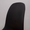 Mercado stolica, plastika/metal, crna, 51x77x48 cm | Outlet BGD