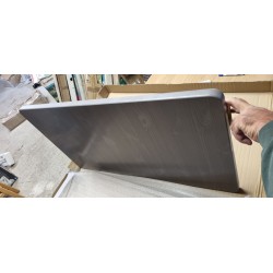 Ploča od masivnog borovog drveta siva 50x90 cm