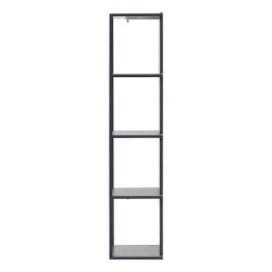Red Living Meevoo zidna polica, rustični hrast/grafit, 35x128x28 | Outlet BGD