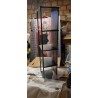 Red Living Meevoo zidna polica, rustični hrast/grafit, 35x128x28 | Outlet BGD