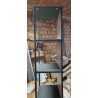 Red Living Meevoo zidna polica, rustični hrast/grafit, 35x128x28 | Outlet BGD
