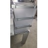 Stefanplast Libera polica sa fiokama, srebrna, 40x40x80cm | Outlet BGD