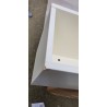 Anzio I zidna polica, mat bela, 16.3x108x28.3 cm | Outlet BGD