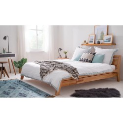 Fredriks Rya zidna polica, dekor hrasta, 110x4.4x24 cm | Outlet BGD