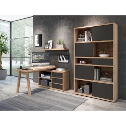 Fredriks Rya zidna polica, dekor hrasta, 110x4.4x24 cm | Outlet BGD