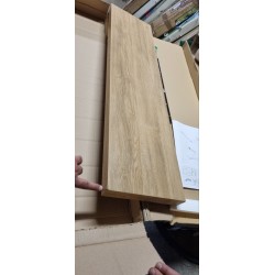 Fredriks Rya zidna polica, dekor hrasta, 110x4.4x24 cm | Outlet BGD